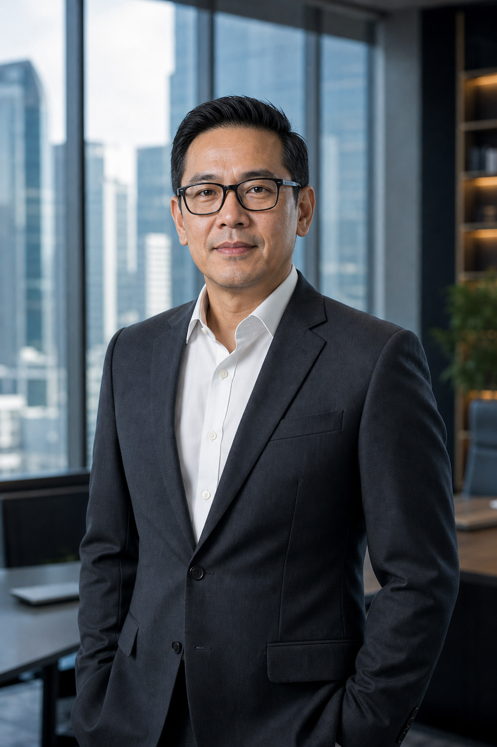 Top executive management portrait