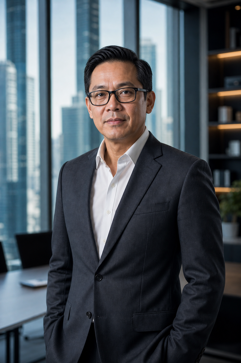 Top executive management portrait